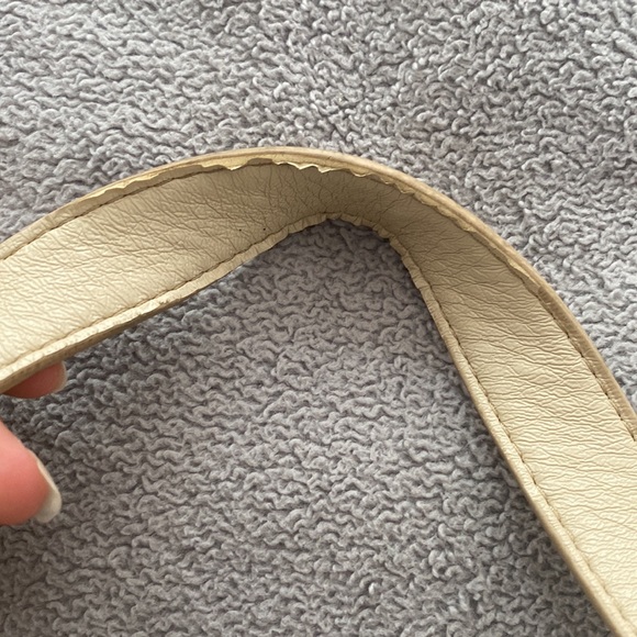 D-FUSION TAN, CREAM, AND BROWN MINI LEATHER BAG - Picture 5 of 6